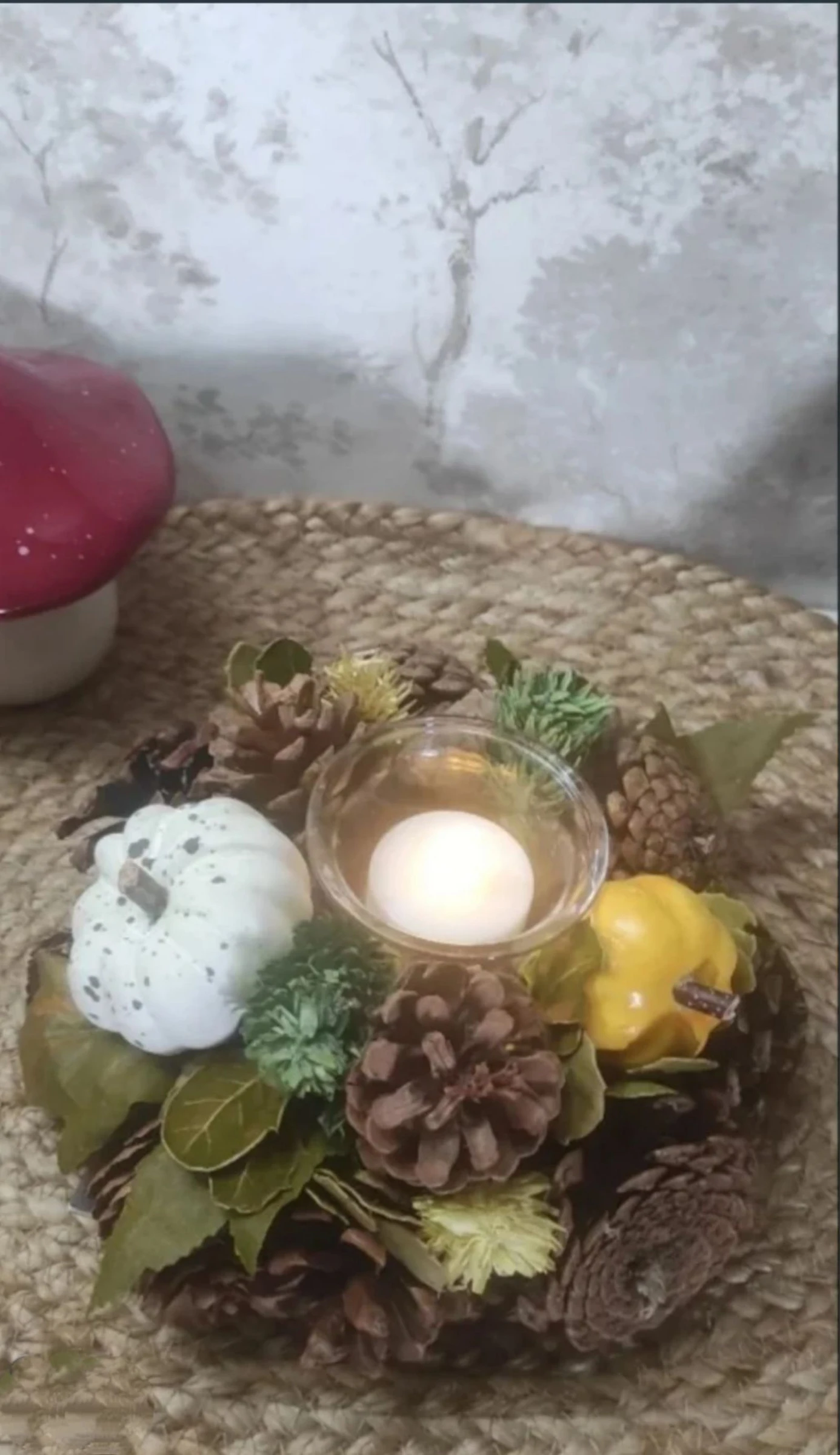 Autumn candle holder – photo 3